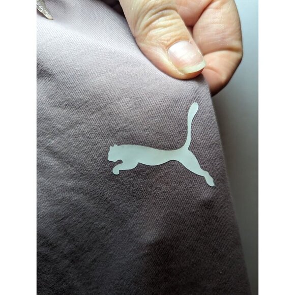 Puma Women's Size Small Dusty Purple Ankle Tight Joggers With Drawstring - Picture 5 of 16